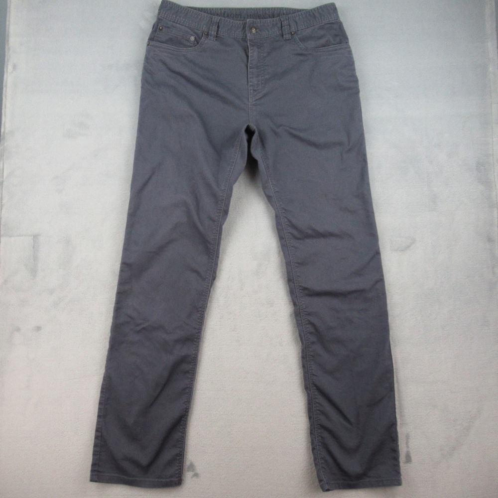 Prana Bridger Jean Mens 36x36 Gray Slim Fit Organic Cotton Stretch M4BD36315